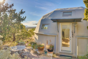 Santa Fe Geo Dome with Trail Access and Views